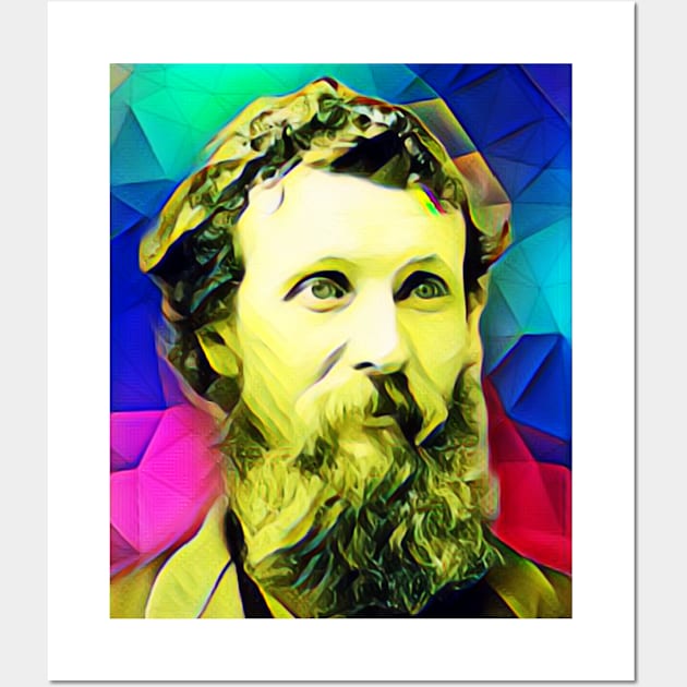 John Muir Colourful Portrait | John Muir Artwork 6 Wall Art by JustLit